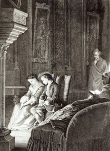 An Evening at Combourg, illustration from 